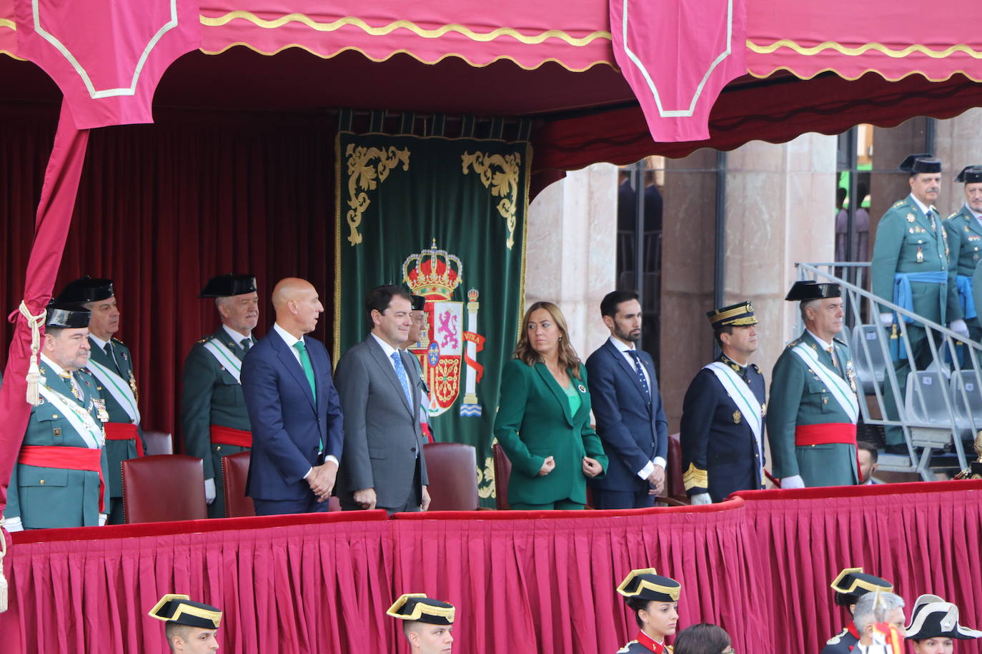 Acto central de la semana institucional de la Guardia Civil en León. 