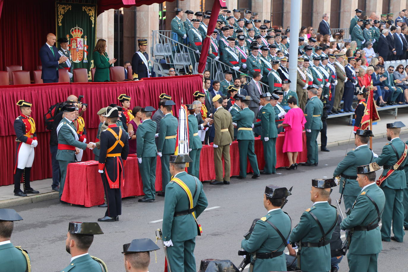 Acto central de la semana institucional de la Guardia Civil en León. 