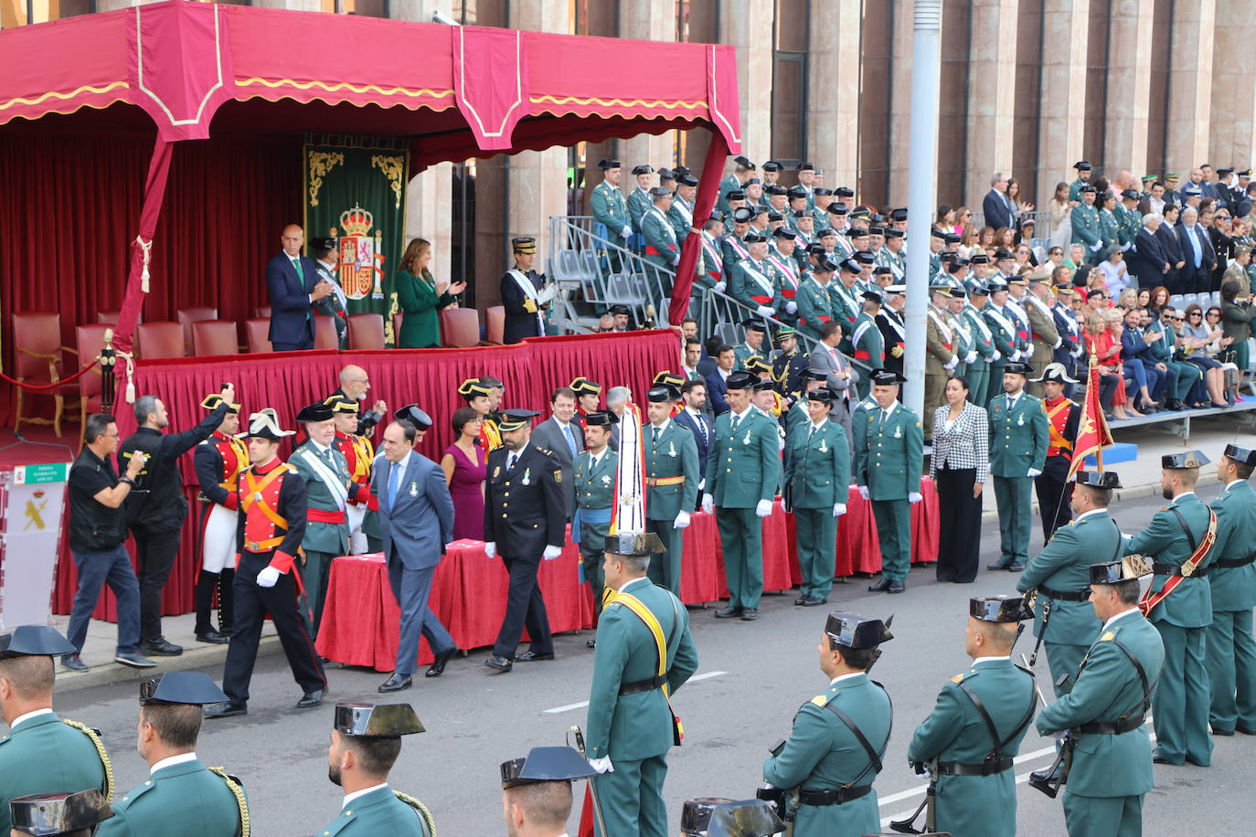 Acto central de la semana institucional de la Guardia Civil en León. 