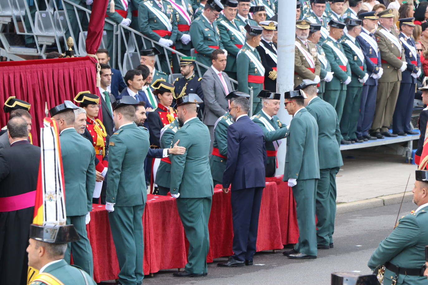 Acto central de la semana institucional de la Guardia Civil en León. 