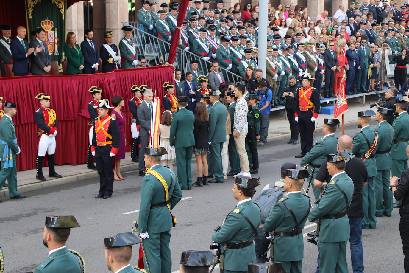 Acto central de la semana institucional de la Guardia Civil en León. 