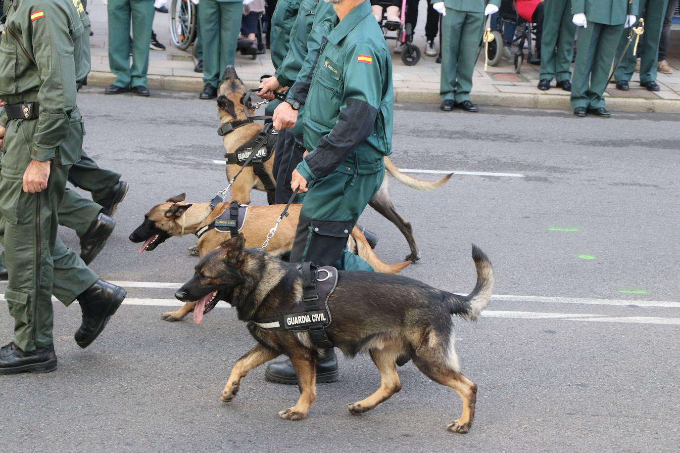 Acto central de la semana institucional de la Guardia Civil en León. 