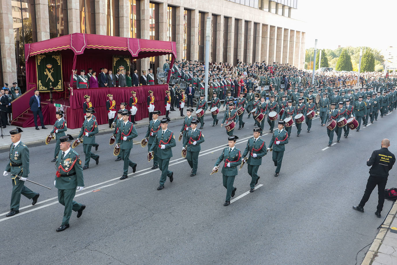 Acto central de celebración de la festividad de la patrona de la Guardia Civil en León. 