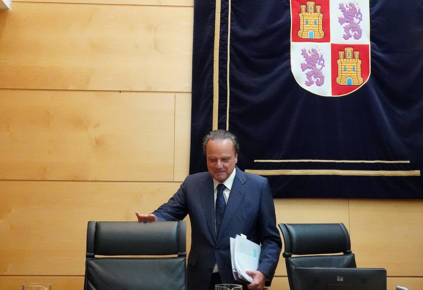 El presidente del Consejo de Cuentas de Castilla y León, Mario Amilivia, comparece para presentar el Informe 'Análisis económico financiero del impacto de la COVID-19 en la Comunidad Autónoma de Castilla y León, específicamente las entidades del sector público de la Comunidad sujetas al régimen de contabilidad pública'.