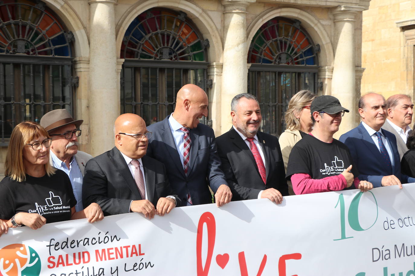Acto institucional del Día Mundial de la Salud Mental en León. 