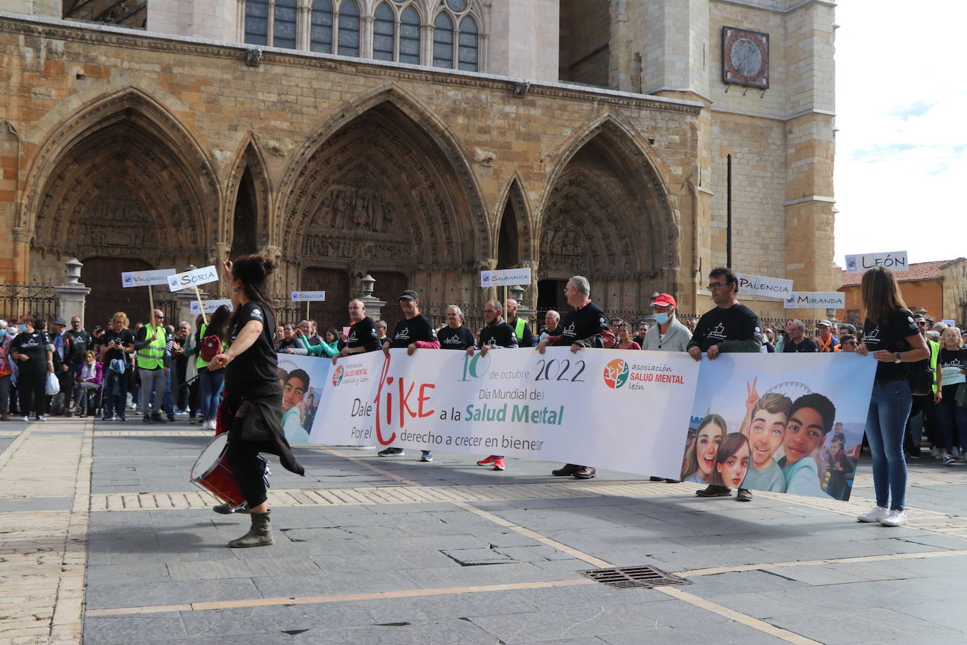 Acto institucional del Día Mundial de la Salud Mental en León. 