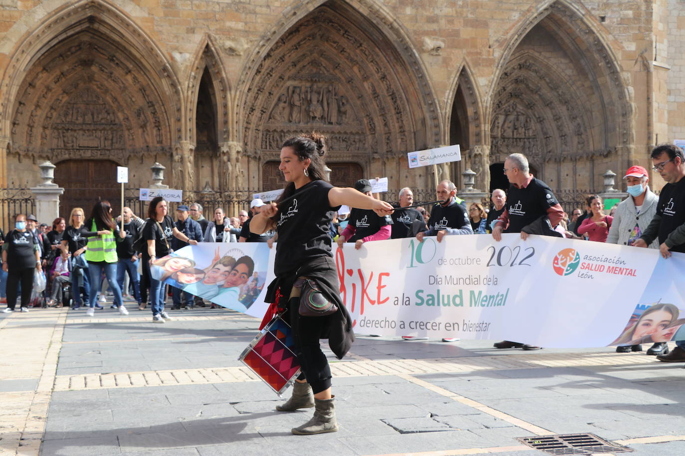Acto institucional del Día Mundial de la Salud Mental en León. 