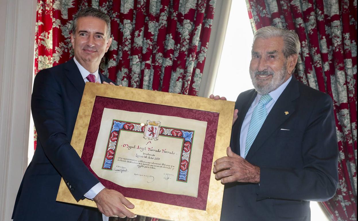 Miguel Ángel Turrado recibe este lunes el premio de Leonés del Año. 