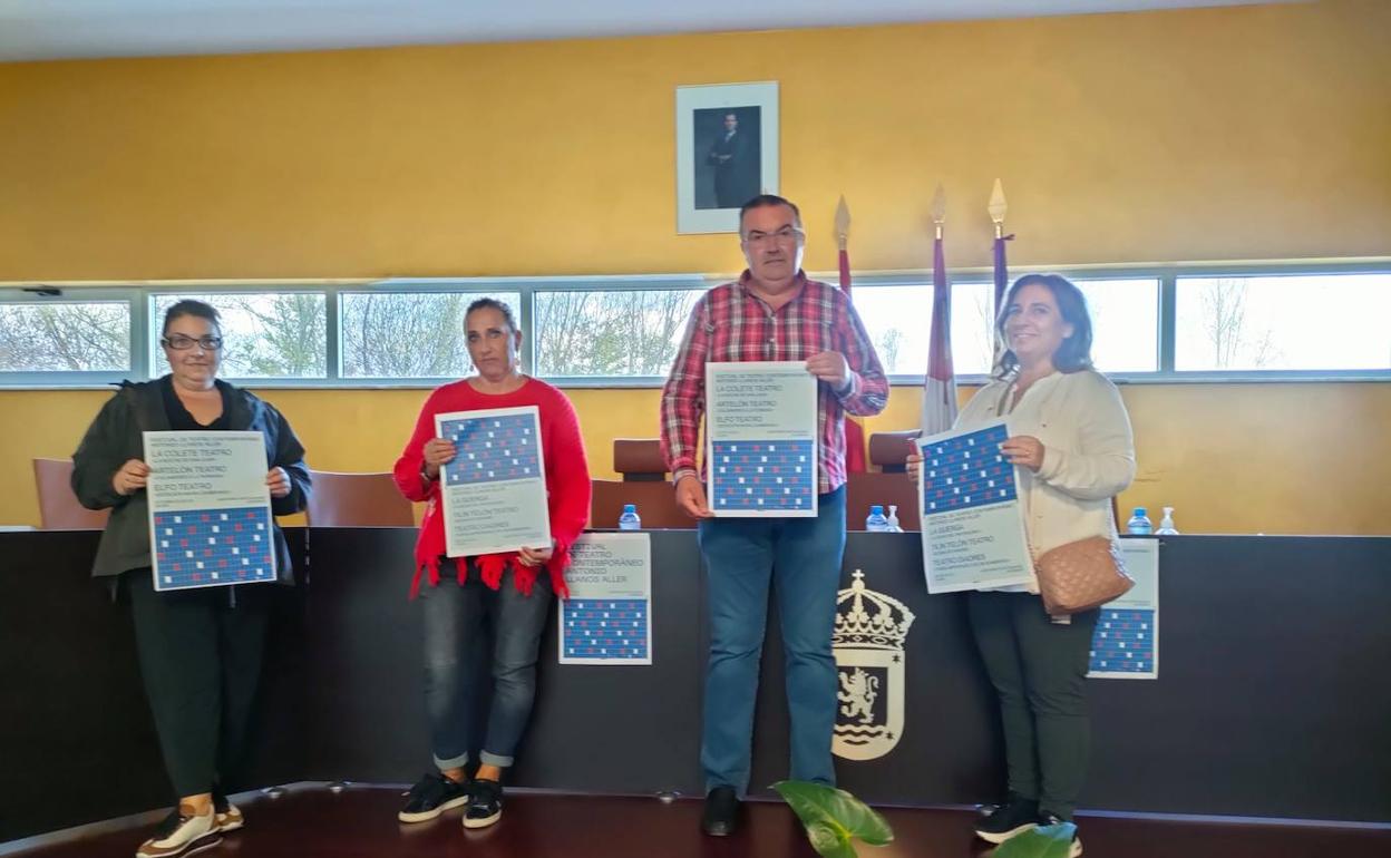 Presentación del Festival de Teatro Contemporáneo en Sariegos.