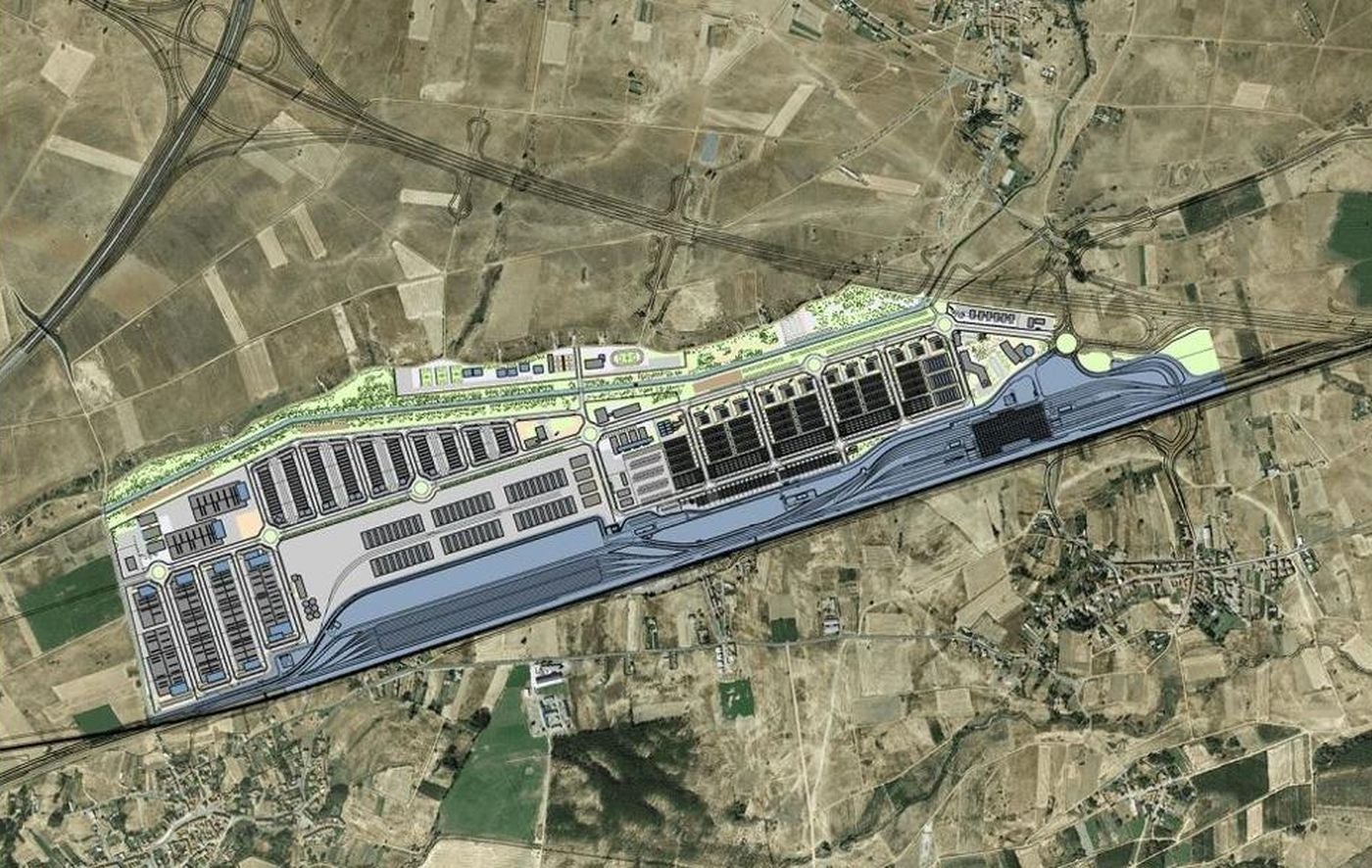 El tren siempre fue el eje determinante que marcaba el desarrollo logístico de Torneros. Sin el ramal ferroviario «sólo sería un polígono más». 