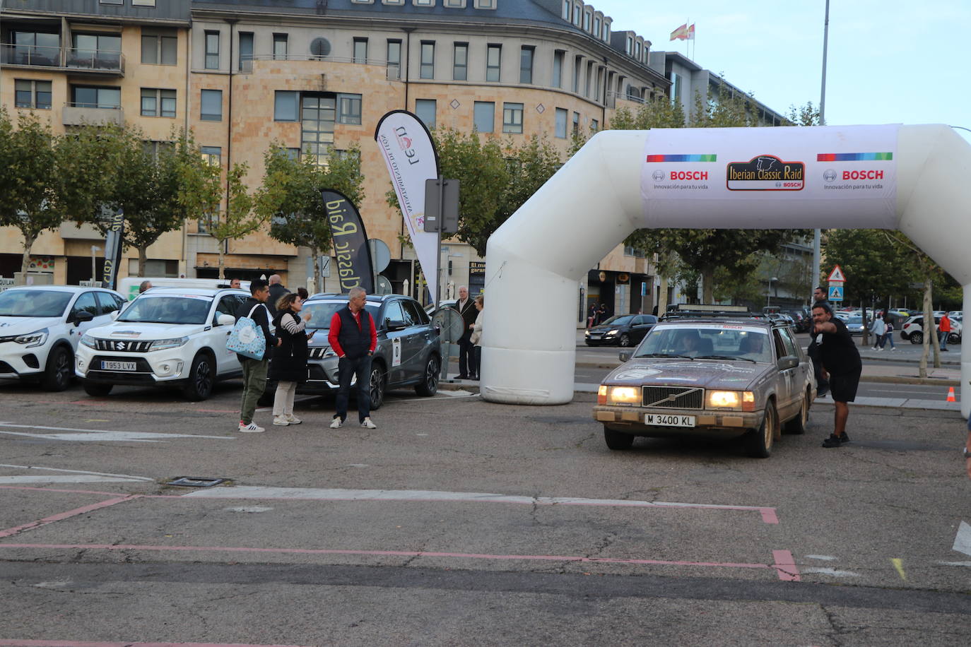 Llegada a meta de la III Iberian Classic Raid en León. 