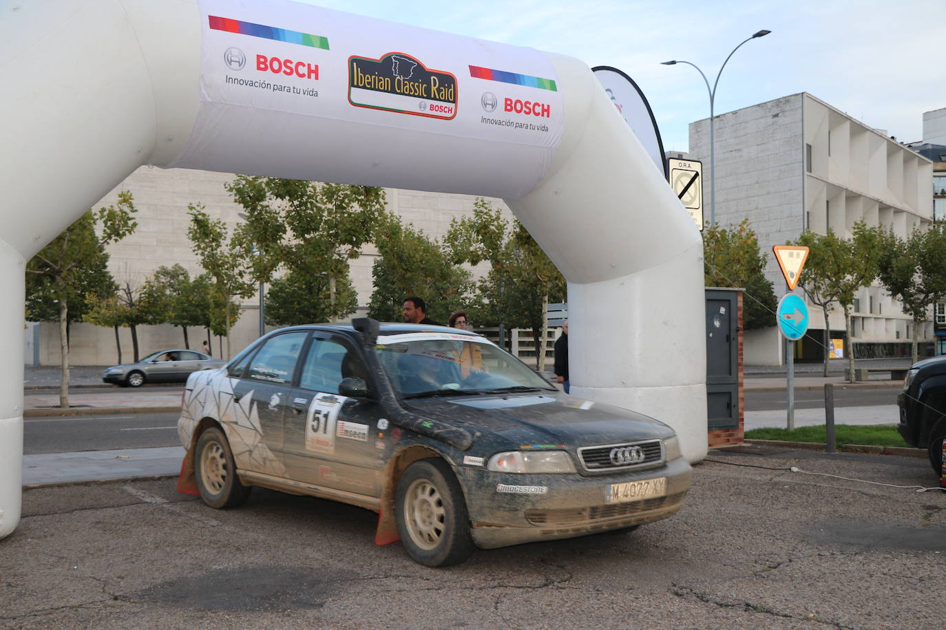 Llegada a meta de la III Iberian Classic Raid en León. 