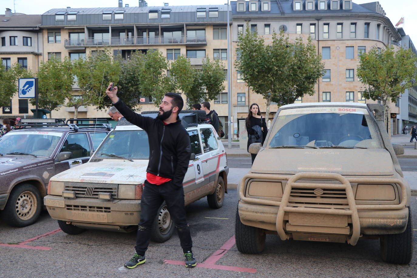 Llegada a meta de la III Iberian Classic Raid en León. 