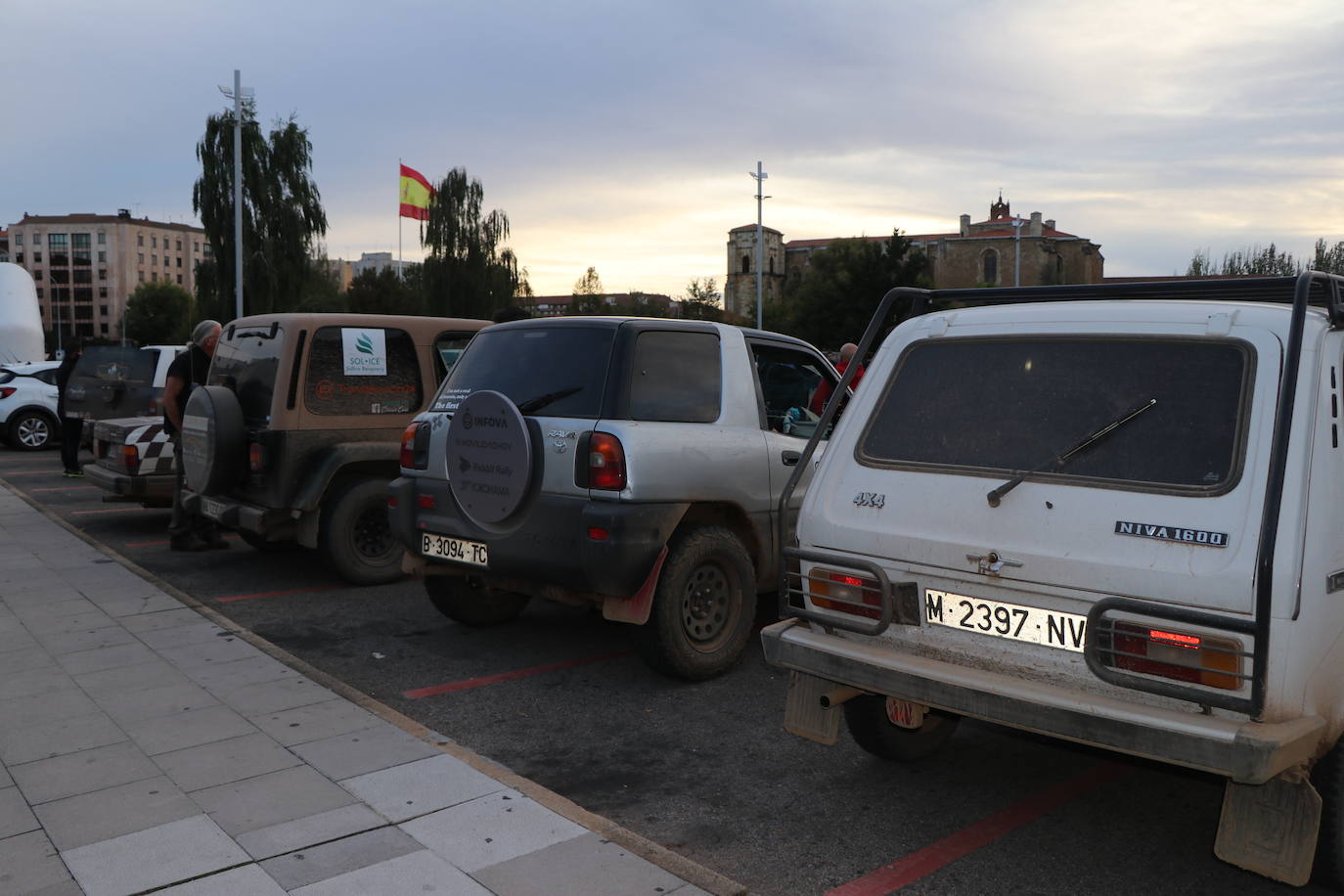 Llegada a meta de la III Iberian Classic Raid en León. 