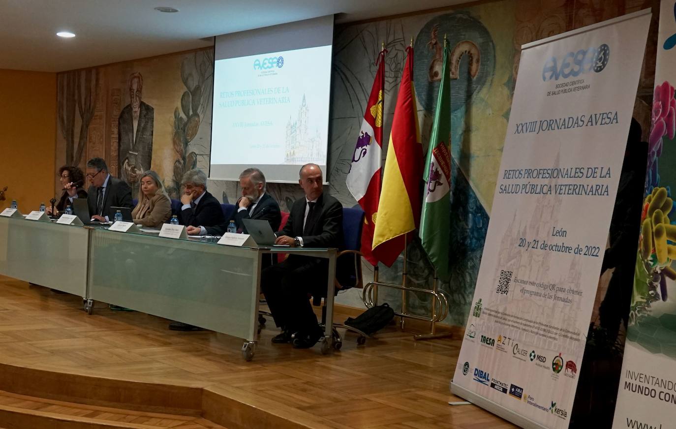 Organizadas por la Asociación de Veterinarios Especialistas en Seguridad Alimentaria, reúne este jueves y viernes en León a profesionales expertos en salud animal y humana