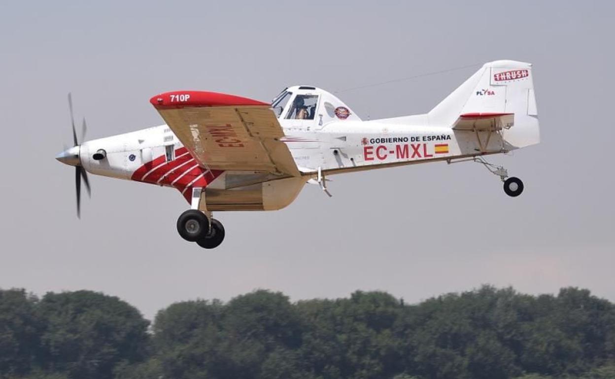 Imagen de la avioneta desaparecida y cuyo operativo de búsqueda alcanza a la provincia de León.