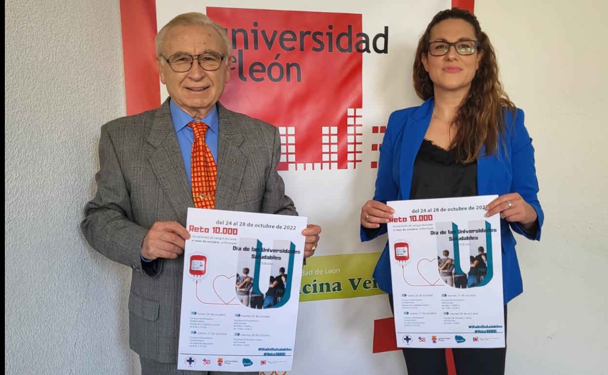 La Hermandad de Donantes de Sangre y la ULE se hermanan para una nueva campaña de donaciones.