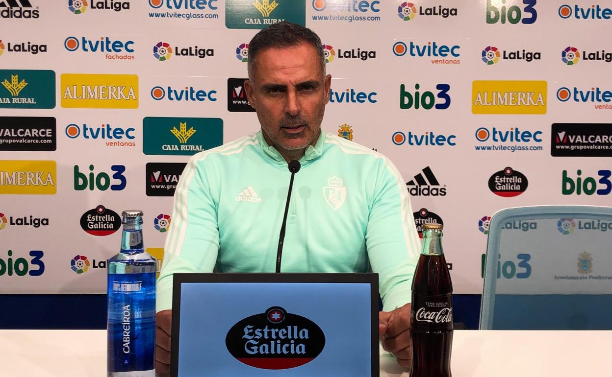 José Gomes, en sala de prensa.