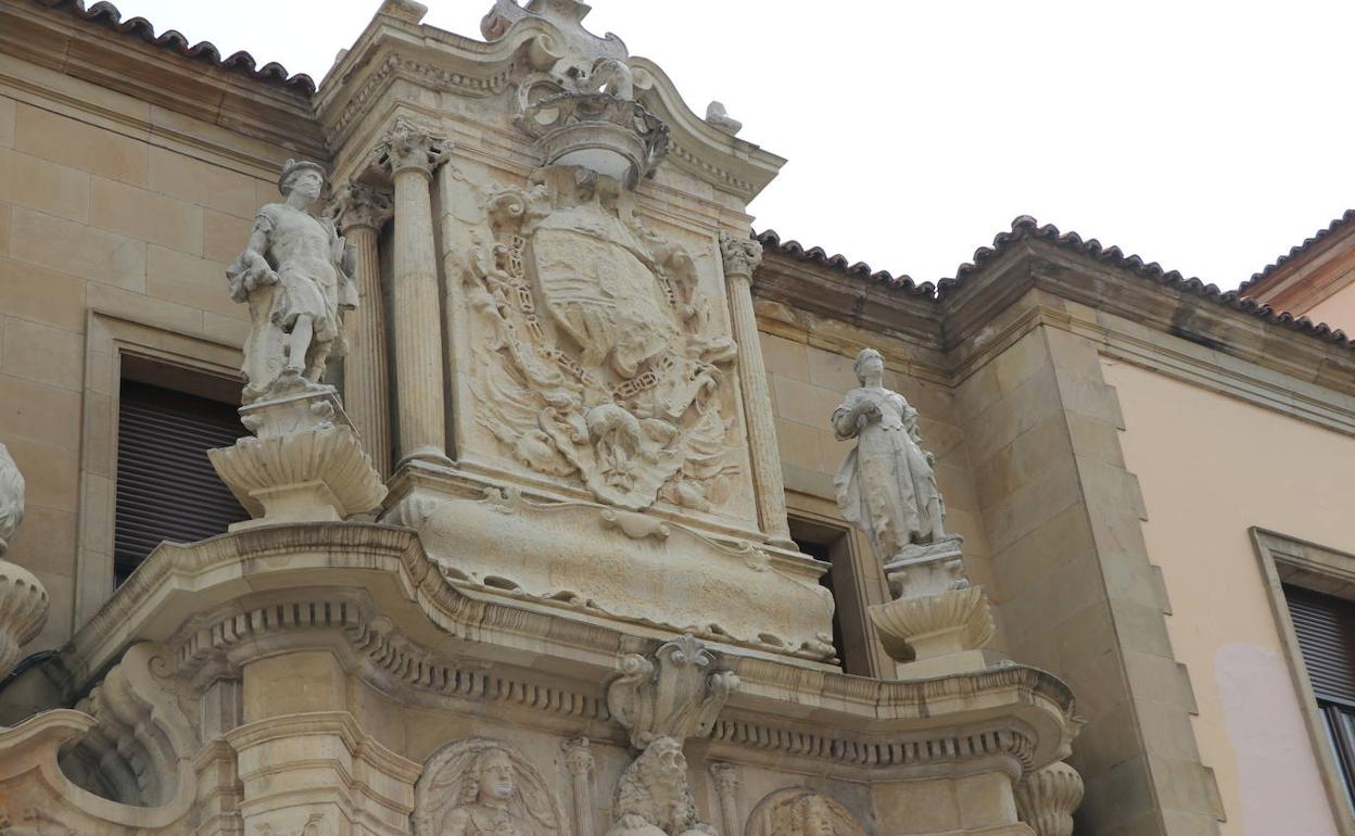 Imagen de las fachada de la Audiencia Provincial de León. 