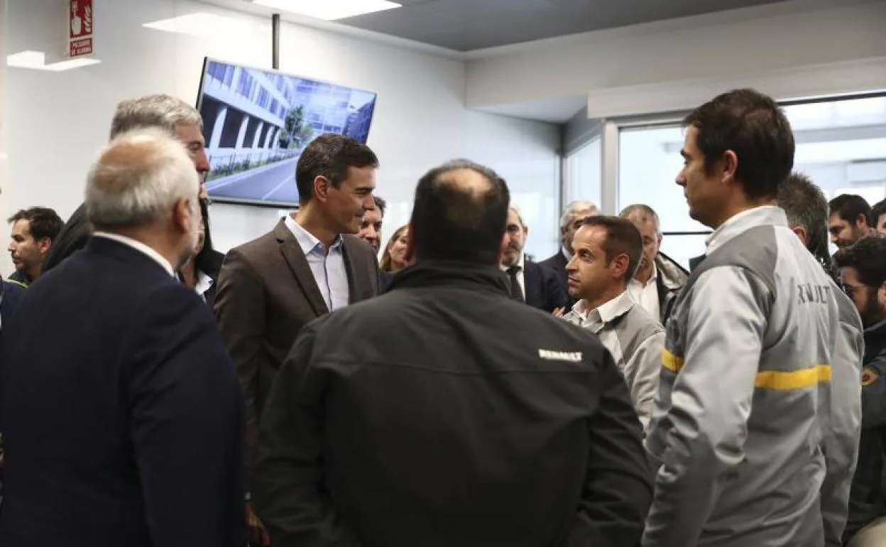 Sánchez visita este lunes el centro de I+D+i de Renault en Valladolid. 