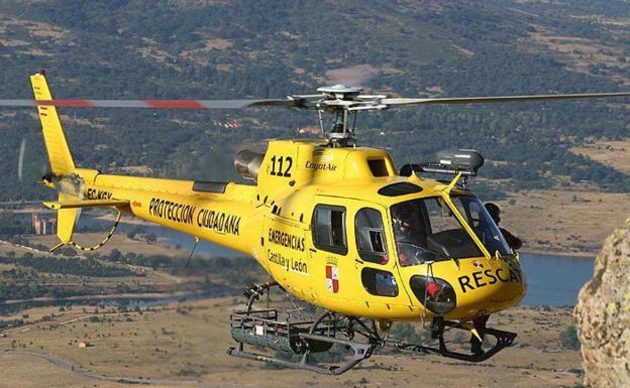 Imagen de archivo de un helicóptero de protección Civil.