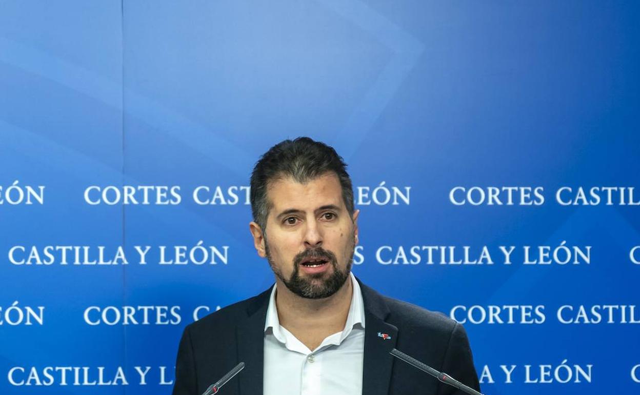 El líder de los socialistas de Castilla y León, Luis Tudanca.