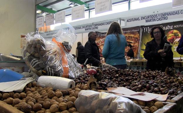 Además de puerros, ha habido otros productos en la feria