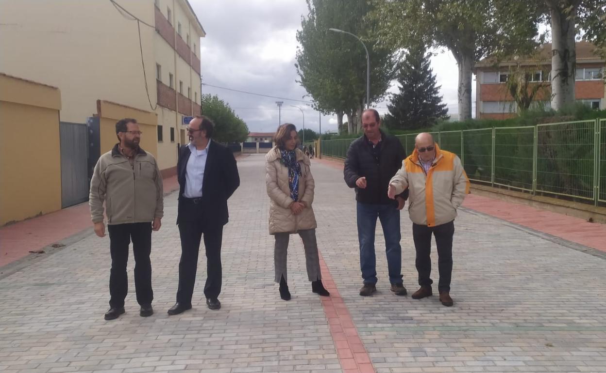 Imagen de obras realizadas en el municipio de Santa María del Páramo.