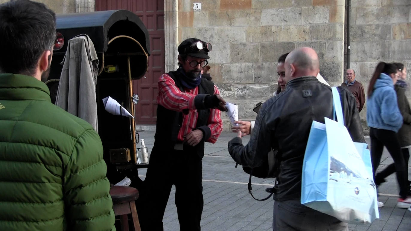 Ángel no entiende de inflacción y la venta de las castañas sigue igual que el pasado año. 