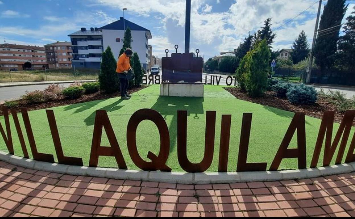 Las obras realizadas en Villaquilambre dentro del programa 'Zardino'.