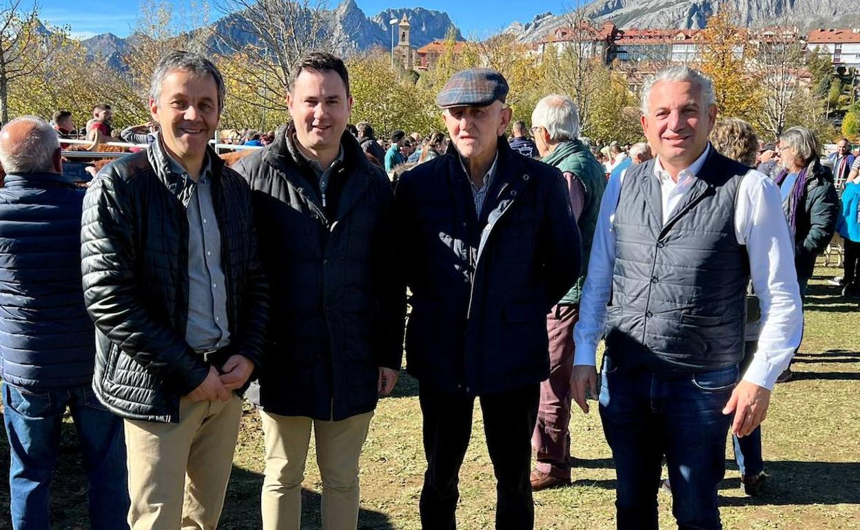 Fernando Moreno, Javier Alfonso Cendón, Matías Llorente y Nicanor Sen. 