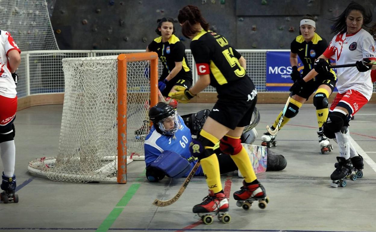 El equipo berciano logró una victoria muy solvente.