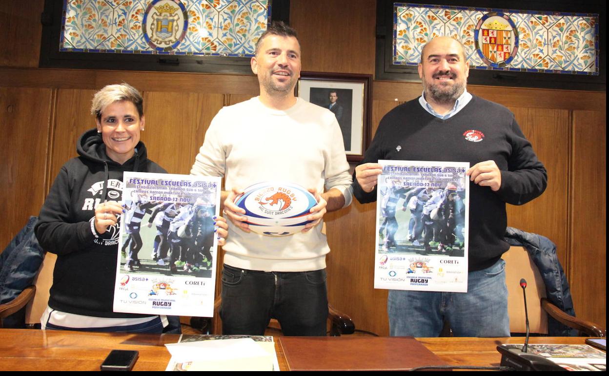 Presentación del Festival de Escuelas de Rugby de Ponferrada.