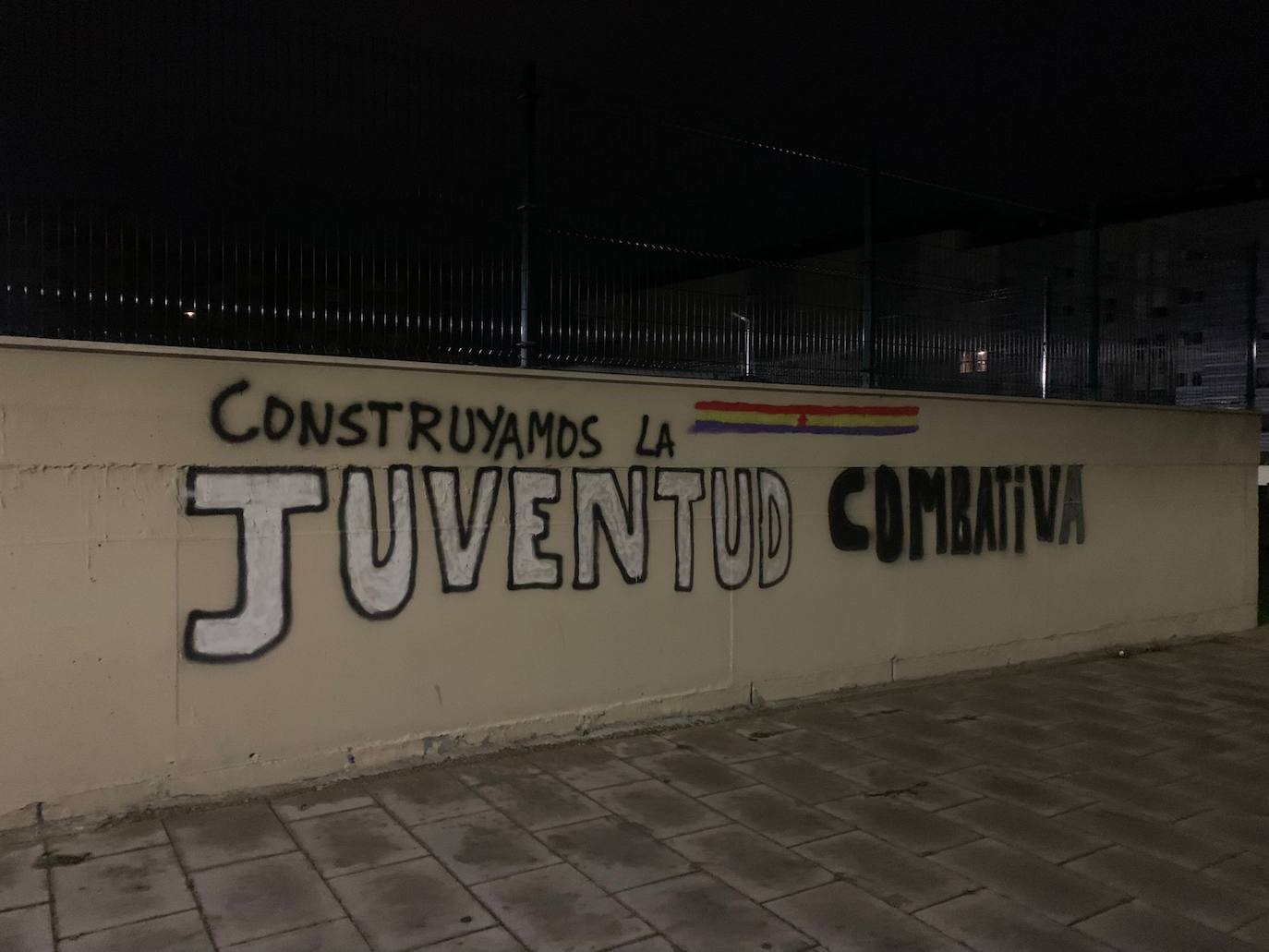 Detenida una persona por realizar pintadas en la calle y sin consentimiento. 