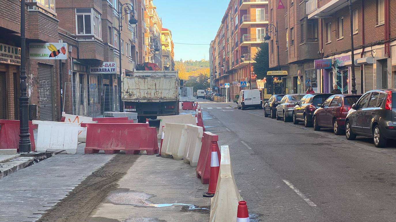 Inicio de las obras en la avenida José María Fernández