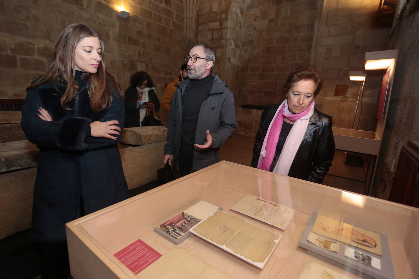 Inauguración de la exposición temporal 'Cástor González y el campo de concentración de San Marcos de León'