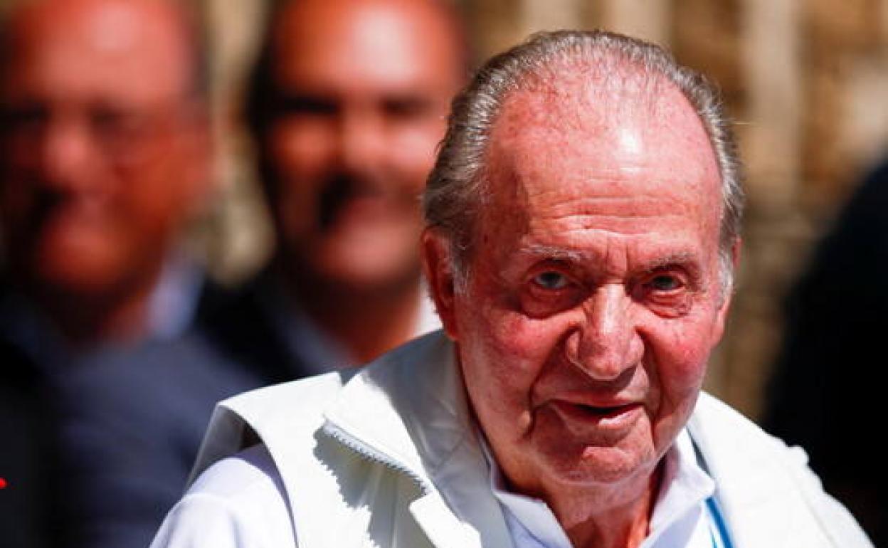 El rey emérito, Juan Carlos I, en su visita a España el pasado mes de mayo 