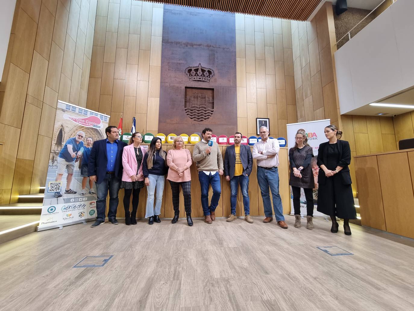 Presentación del 'II Torneo Parchís Solidario ActualidadSocial' de Villaquilambre.