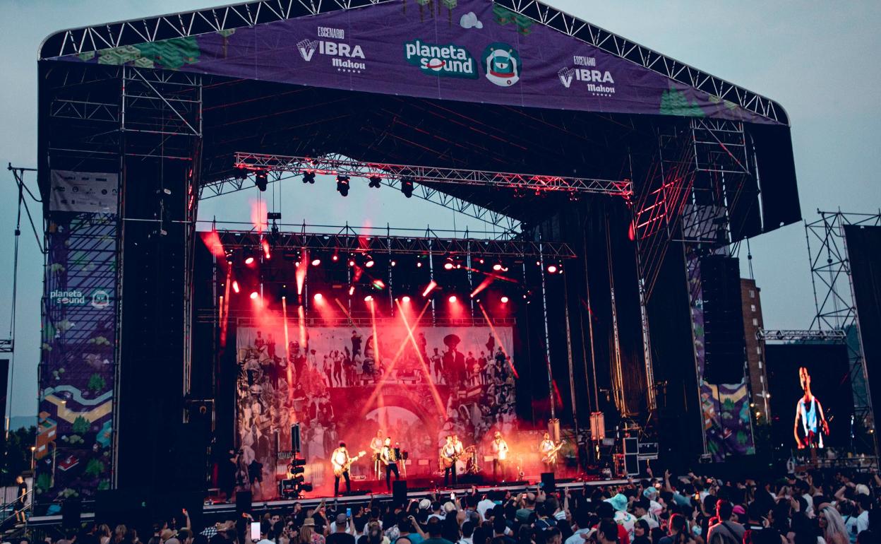 Concierto de La Moda en la pasada edcción del Planeta Sound de Ponferrada.