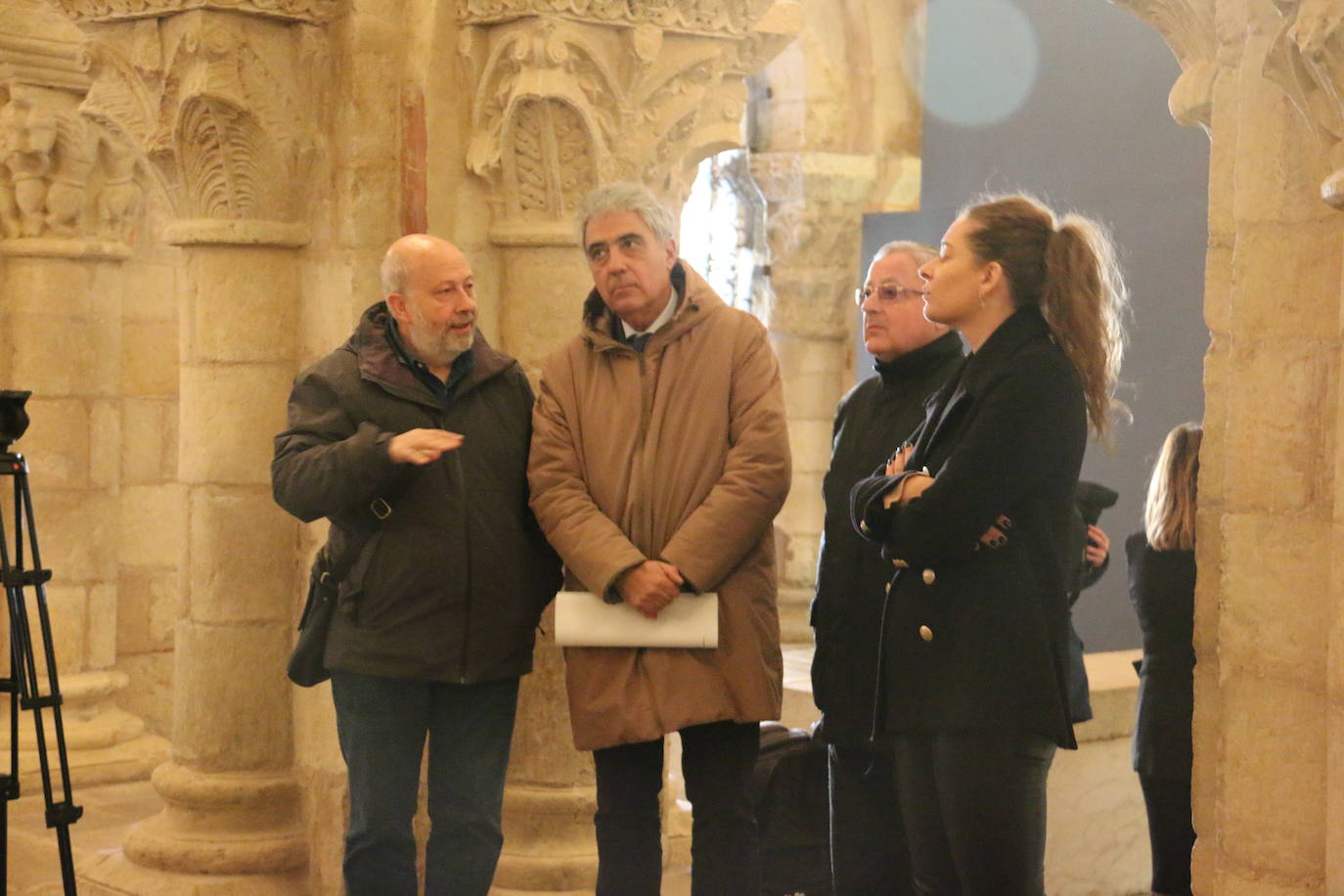 Visita a la restauración de las pinturas del Panteón Real de la Colegiata de San Isidoro