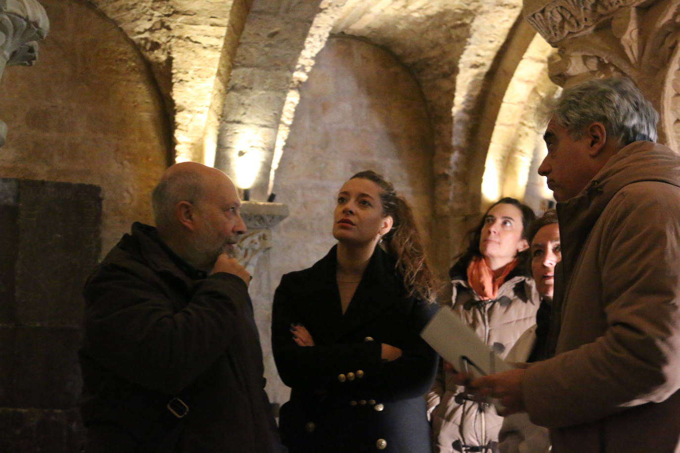 Visita a la restauración de las pinturas del Panteón Real de la Colegiata de San Isidoro