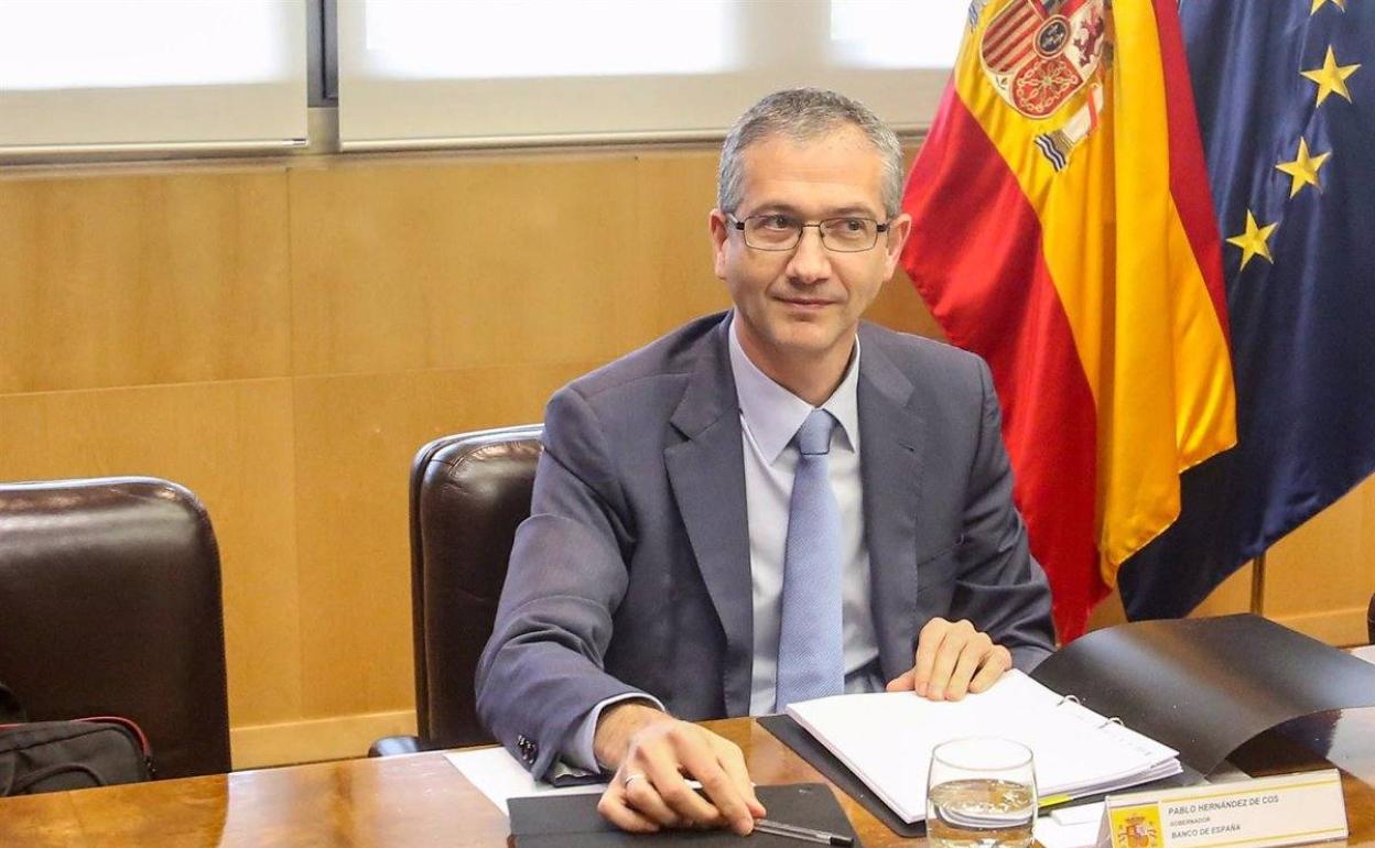 Pablo Hernández de Cos, gobernador del Banco de España.