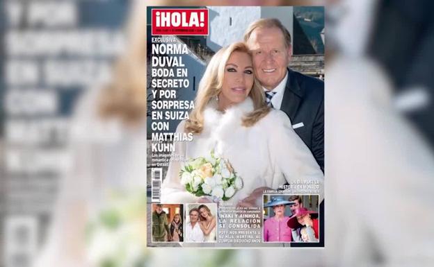 Norma Duval se ha casado.