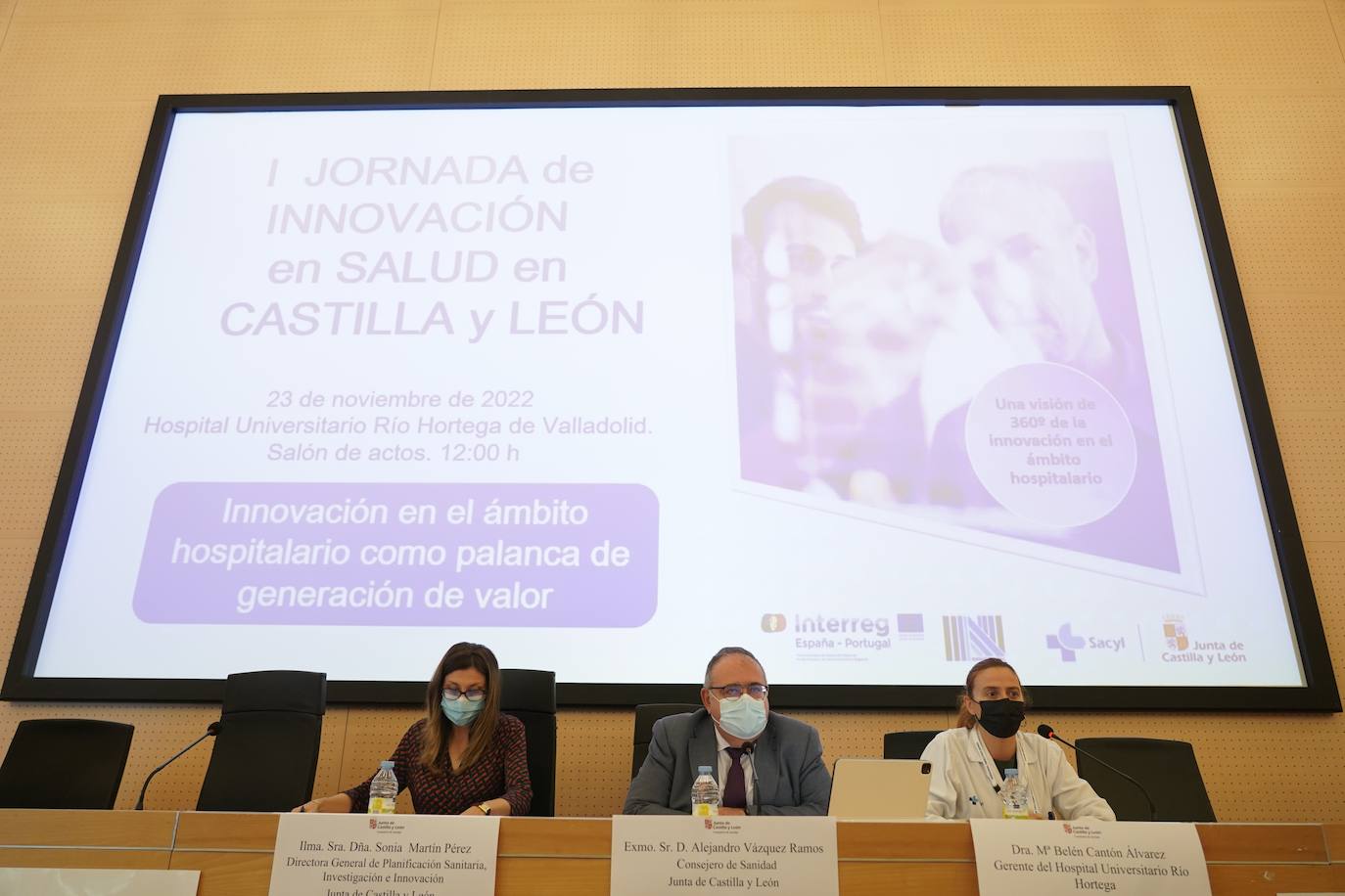 El consejero de Sanidad, Alejandro Vázquez, inaugura la I Jornada de Innovación en Salud en Castilla y León: 'Innovación en el ámbito hospitalario como palanca de generación de valor'.