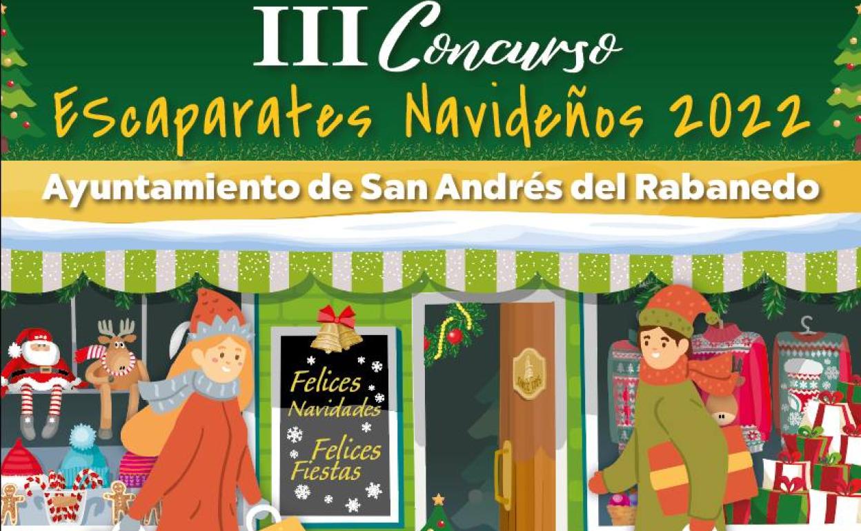 San Andrés del Rabanedo organzia un concurso de escaparatismo navideño.