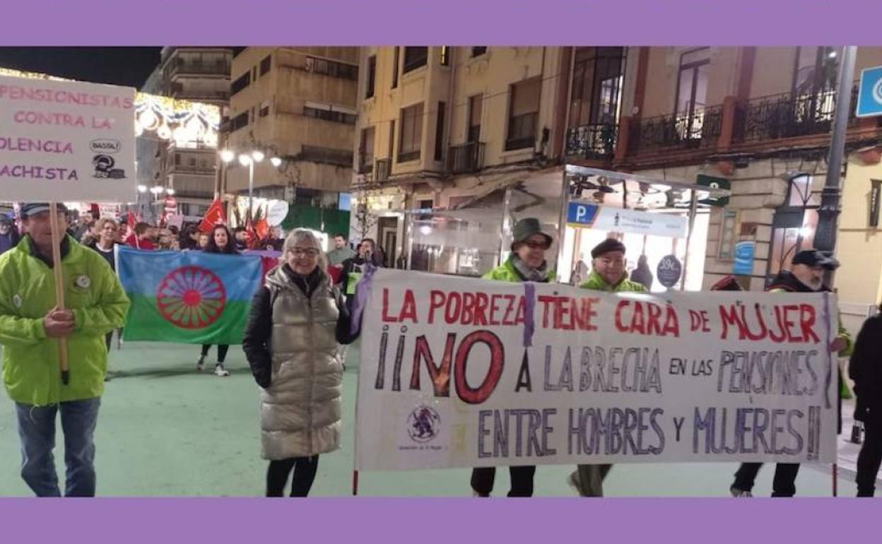 Cartel de la actividad que desarrollarán los pensionistas este lunes.