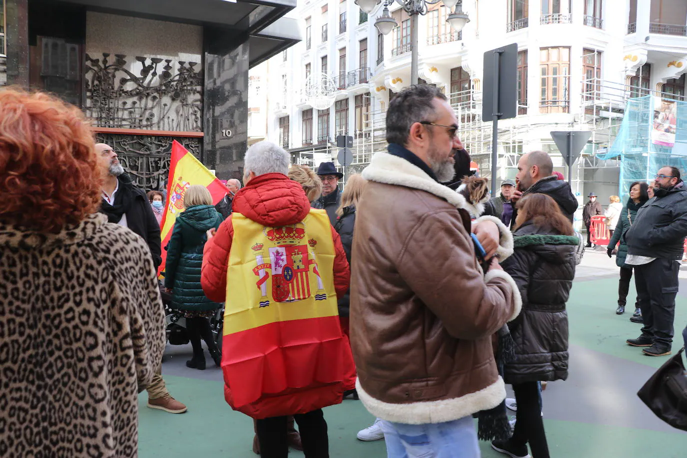 Vox sale a la calle en León para pedir elecciones generales.