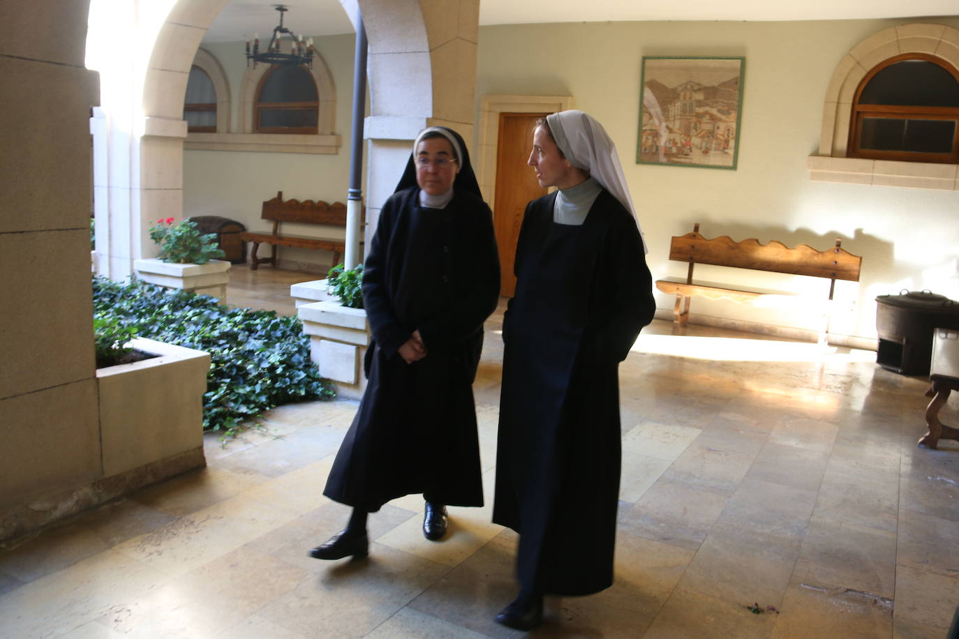 La joven alcarreña se integra en el convento y da un paso adelante en su formación religiosa al acceder al noviciado.