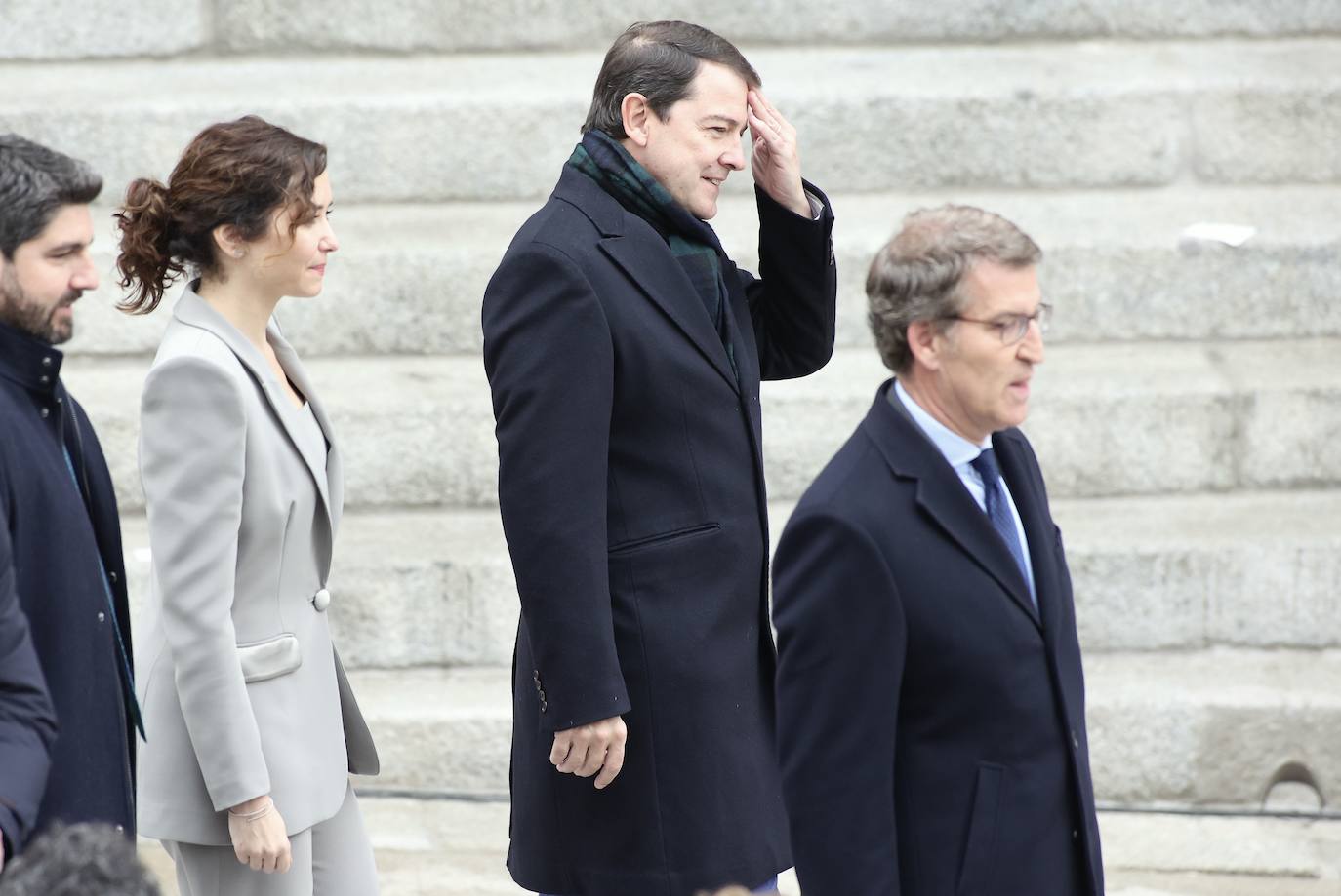 El presidente de la Junta de Castilla y León, Alfonso Fernández Mañueco, asiste al acto conmemorativo con motivo del Día de la Constitución Española.