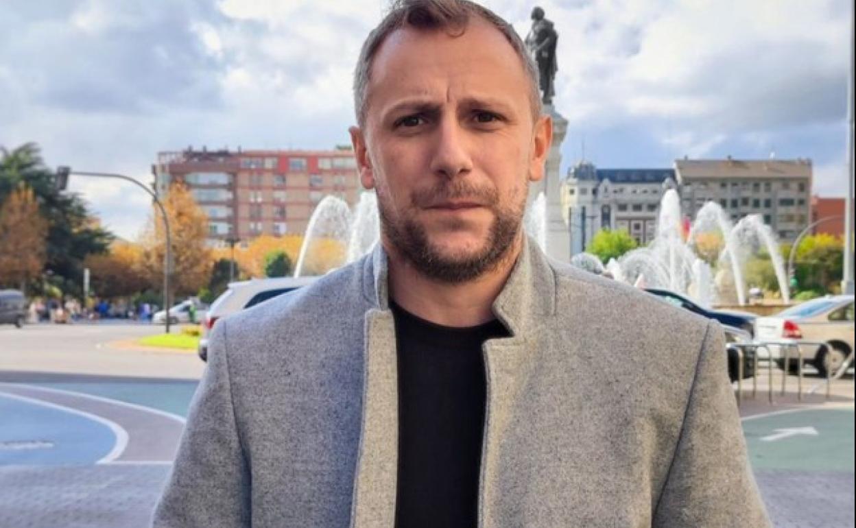 Nael Blanco, candidato de Podemos a la alcaldía de León.